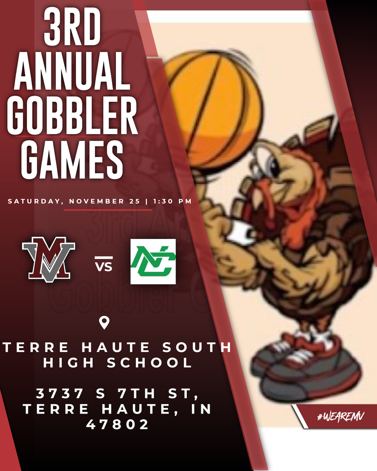 The Gobbler Games Mt. Vernon vs North Central (Farmersburg) Mount